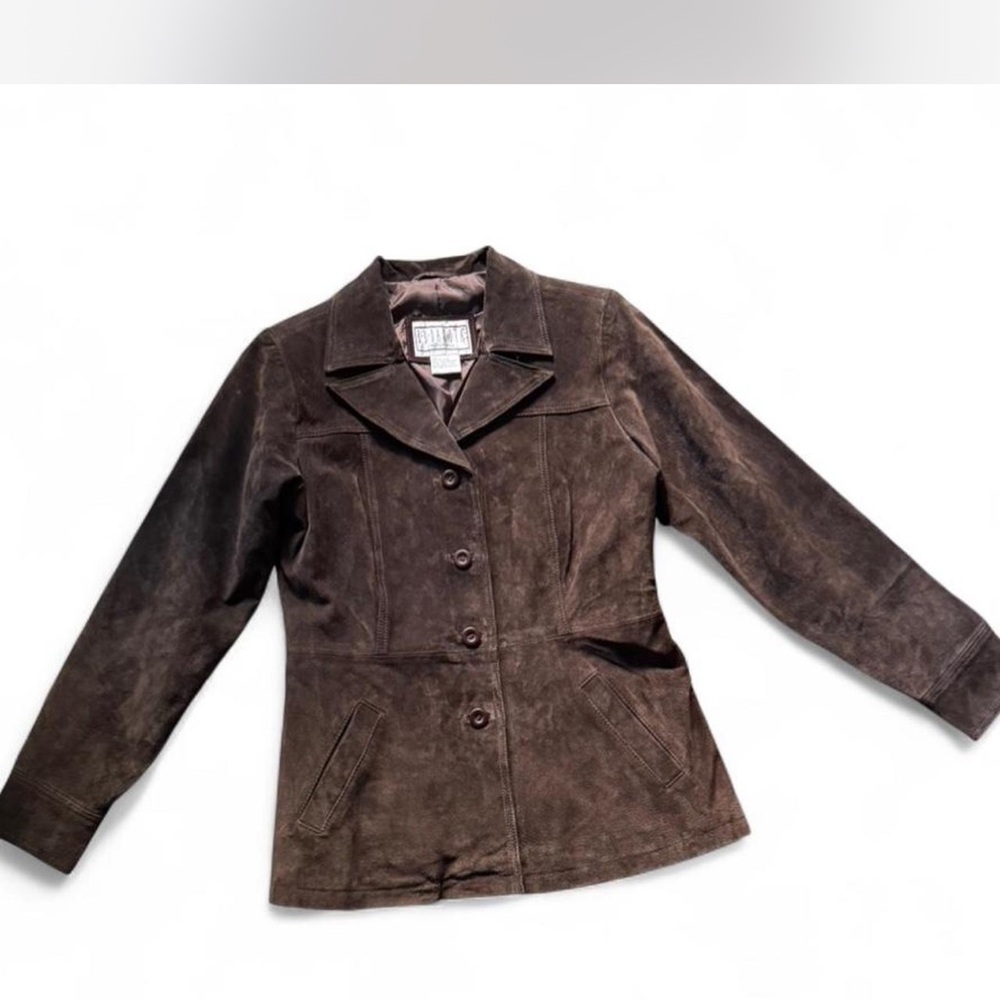 BB Dakota Dark Brown Suede Blazer